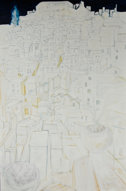 High midday sun. Sassi di Matera  152 x 102 cm